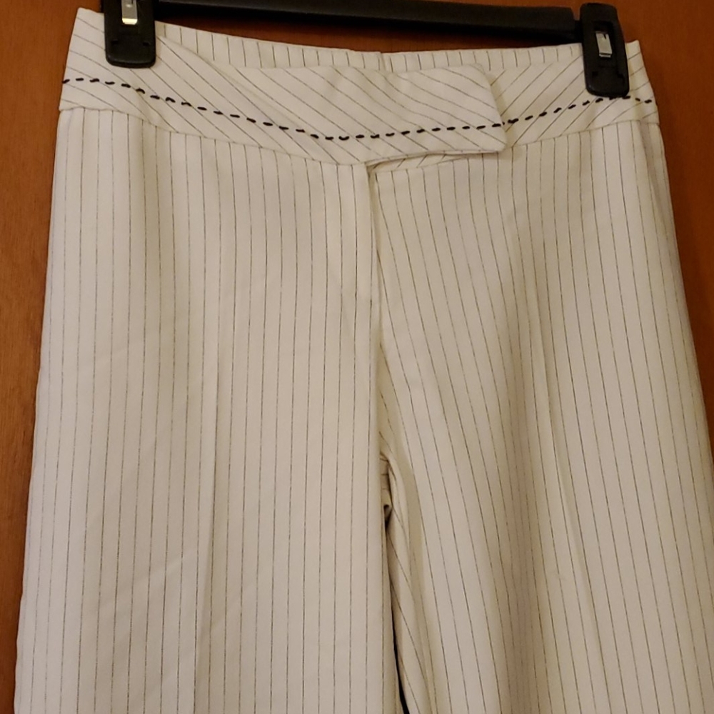 Pinstripe slacks